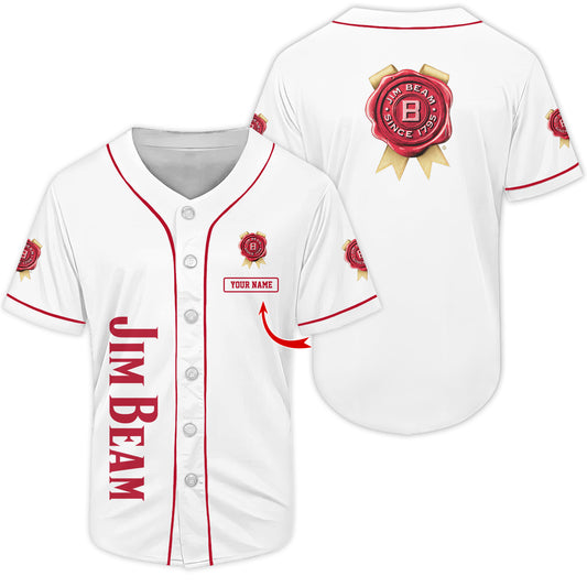 Personalized Jim Beam Baseball Jersey