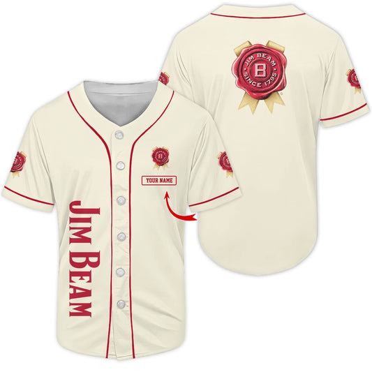 Personalized Jim Beam Baseball Jersey