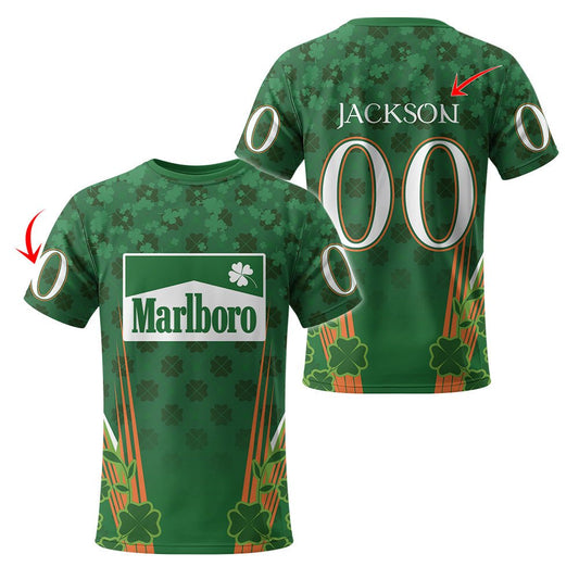 Personalized Marlboro St Patrick's Day T-Shirt - VinoVogue.com