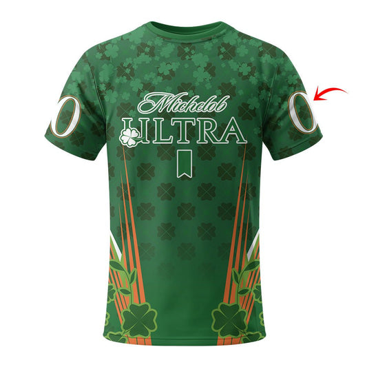 Personalized Michelob Ultra St Patrick's Day T-Shirt - VinoVogue.com