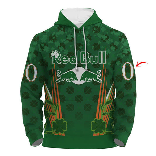 Personalized Red Bull St Patrick's Day Hoodie & Zip Hoodie - VinoVogue.com