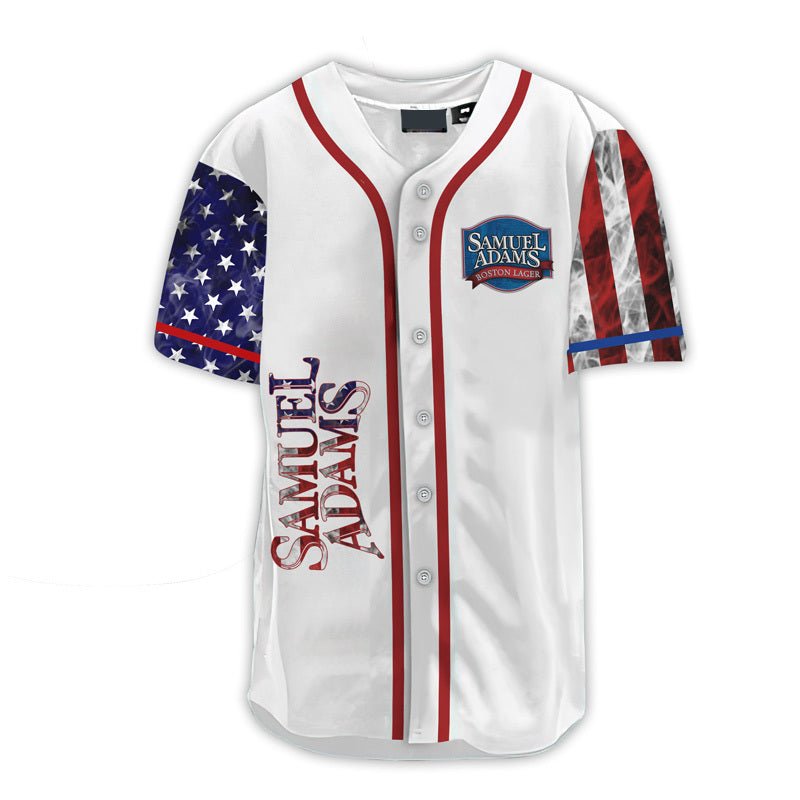 Personalized Samuel Adams Patriot Baseball Jersey - VinoVogue.com