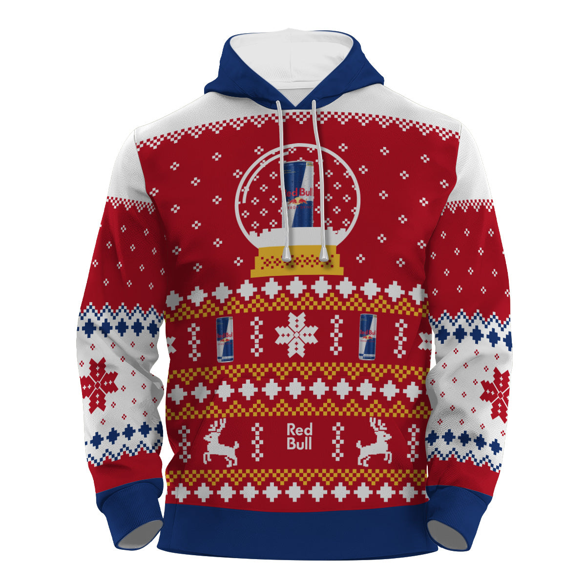 Red Bull Christmas Crystal Ball Pullover & Zip Hoodie