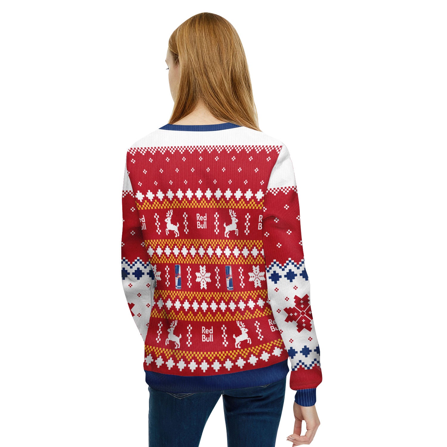 Red Bull Christmas Crystal Ball Ugly Sweater
