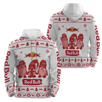 Red Bull Christmas Gnomies Pullover & Zip Hoodie