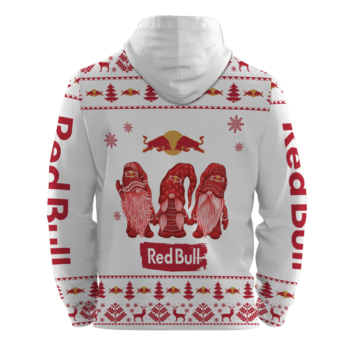 Red Bull Christmas Gnomies Pullover & Zip Hoodie