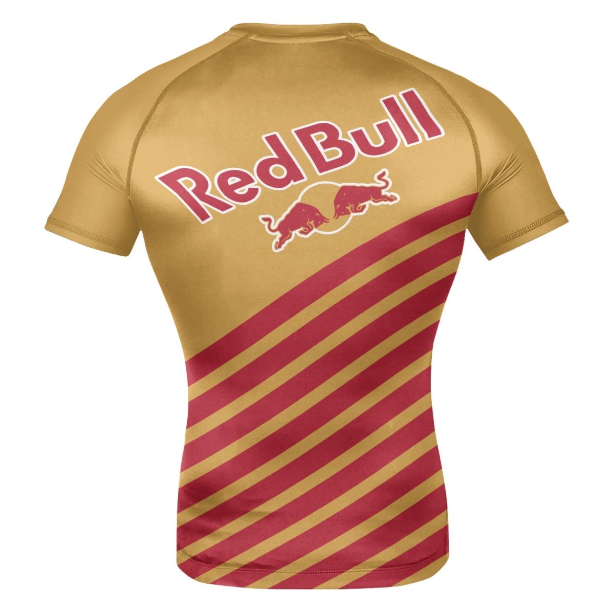 Red Bull Diagonal Stripe Rash Guard - VinoVogue.com