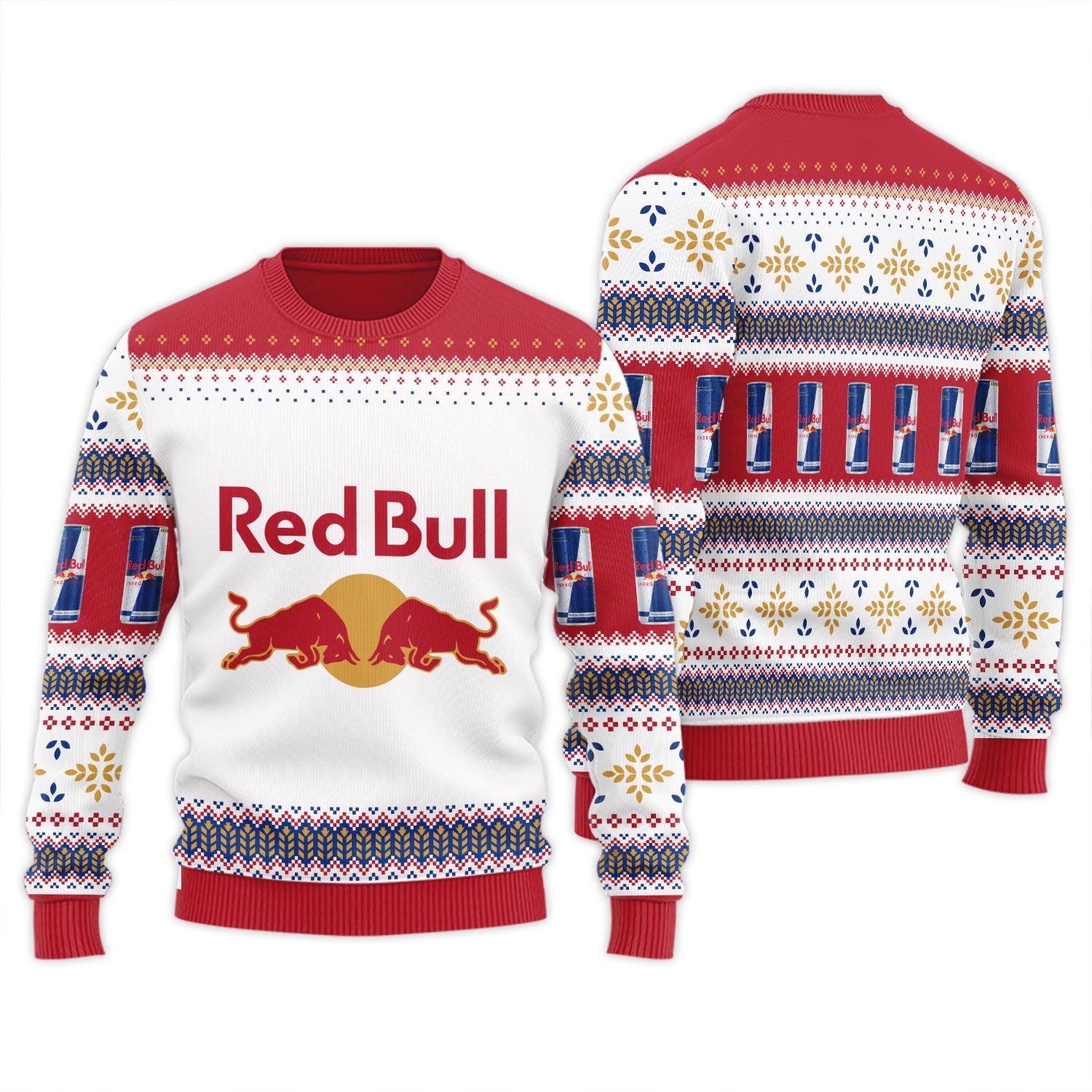 Red Bull Festive Holiday Ugly Sweater