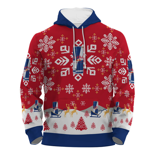 Red Bull Snowflake Pullover & Zip Hoodie