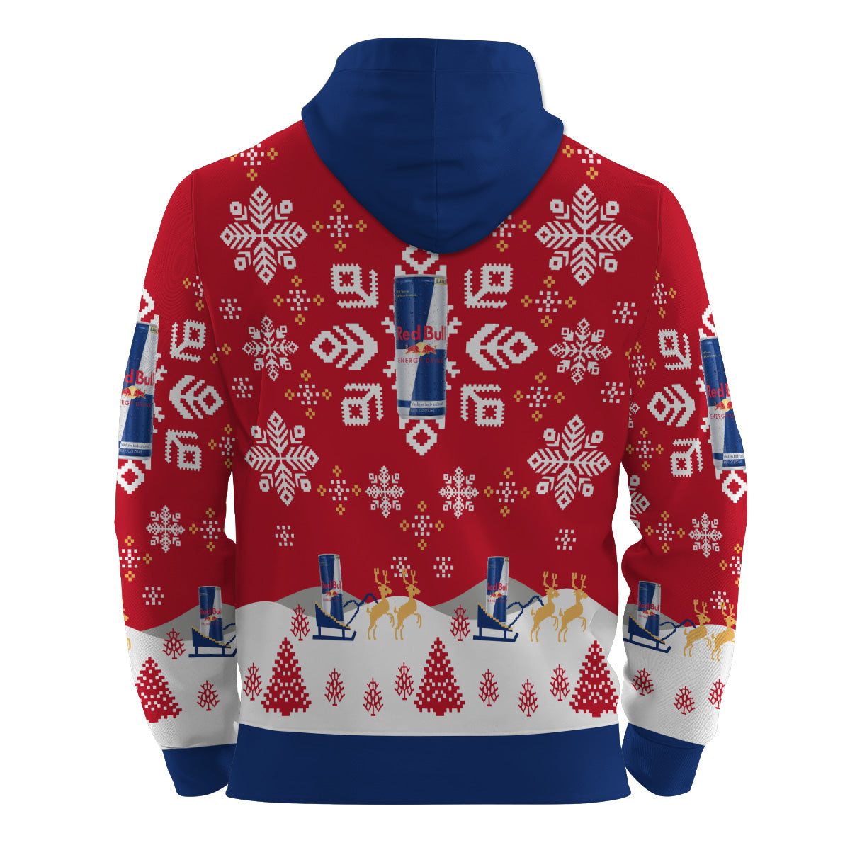 Red Bull Snowflake Pullover & Zip Hoodie