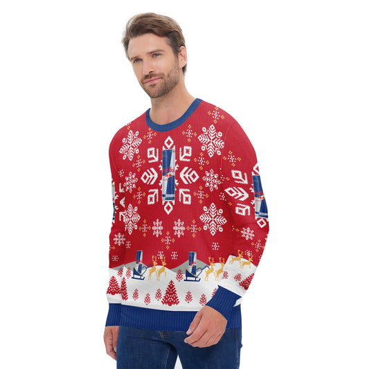 Red Bull Snowflake Ugly Sweater