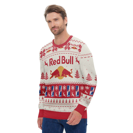 Red Bull Snowy Sips Ugly Sweater