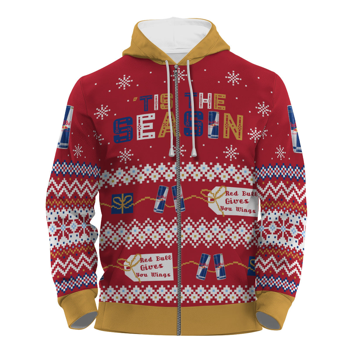 Red Bull Tis The Season Pullover & Zip Hoodie