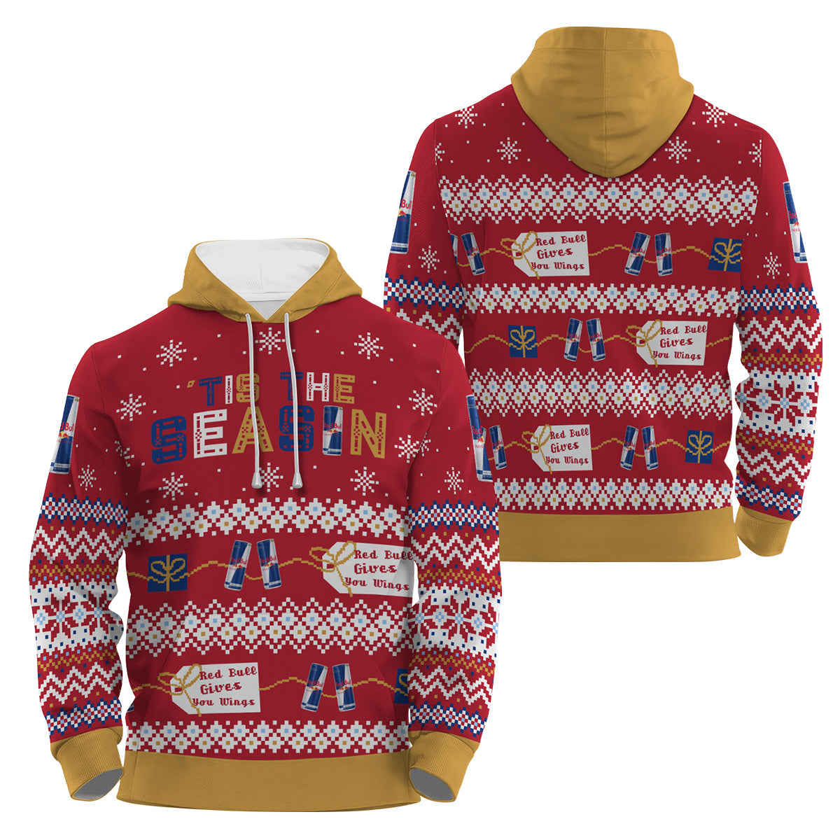 Red Bull Tis The Season Pullover & Zip Hoodie