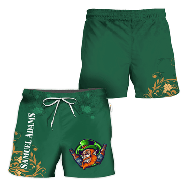 Samuel Adams St Patrick's Elf Swim Trunks - VinoVogue.com