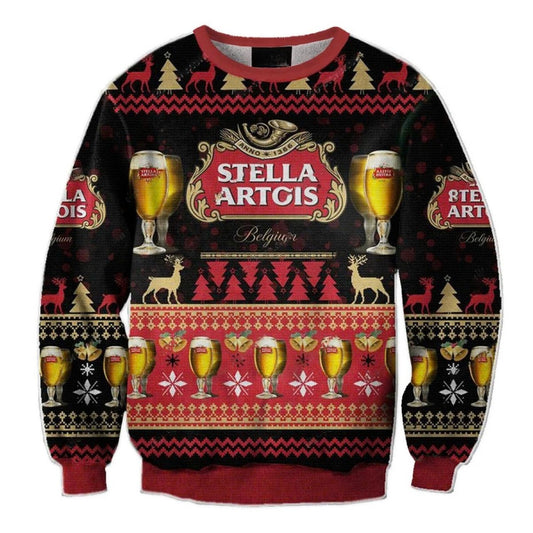 Stella Artois Christmas Ugly Sweater - VinoVogue.com