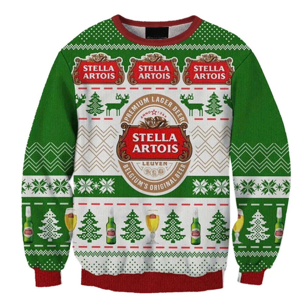 Stella Artois Holiday Ugly Sweater - VinoVogue.com