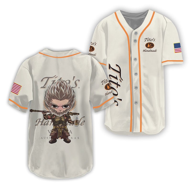 Tito's Black Myth Wukong Baseball Jersey - VinoVogue.com