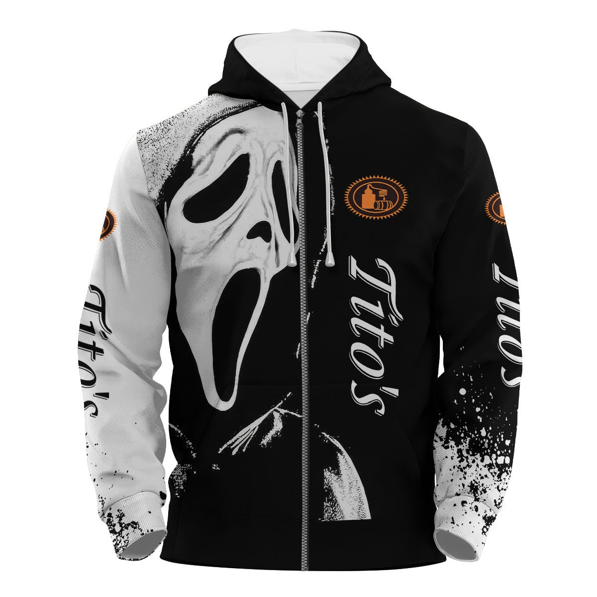 Tito's Ghostface Scream Hoodie & Zip Hoodie - VinoVogue.com