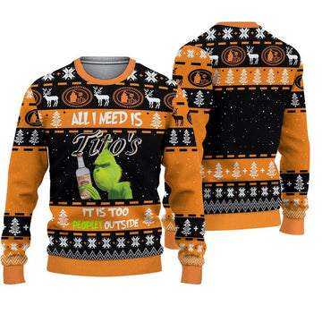 Tito's Is All Grinch Want For Christmas Ugly Sweater - VinoVogue.com