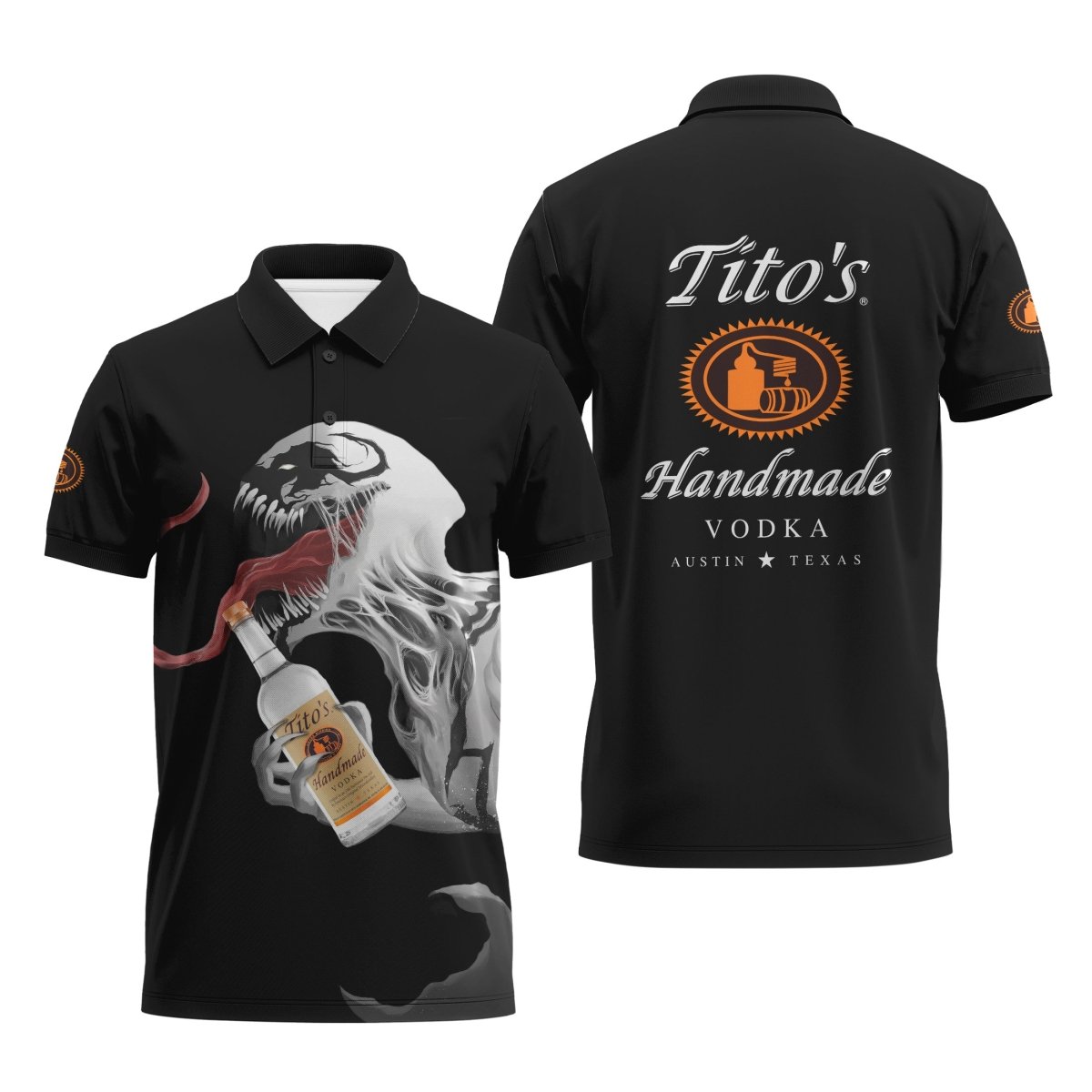 Tito's Is Anti - Venom Drink Polo Shirt - VinoVogue.com