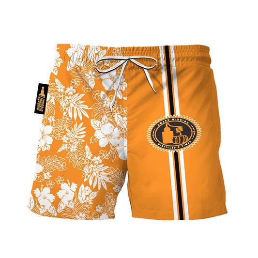 Tito's Flower Stripe Swim Trunks - VinoVogue.com