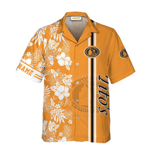 Personalized Tito's Vodka Floral Aloha Hawaiian Shirt - VinoVogue.com