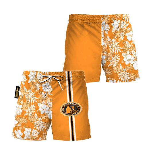 Tito's Flower Stripe Swim Trunks - VinoVogue.com