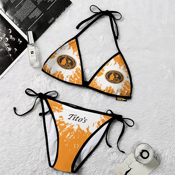 Tito's Tie Dye Triangle Beach Bikini - VinoVogue.com