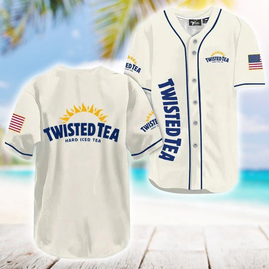 Twisted Tea USA Flag Baseball Jersey - VinoVogue.com