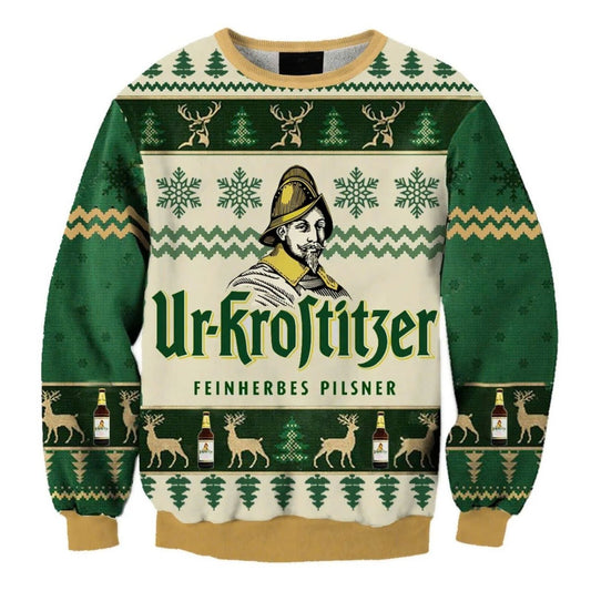 Ur Krostitzer Christmas Snowflake Ugly Sweater - VinoVogue.com