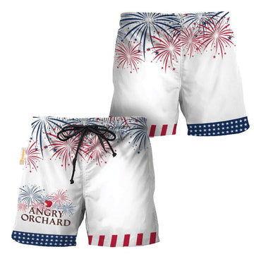 Angry Orchard American Independence Day Swim Trunks - VinoVogue.com