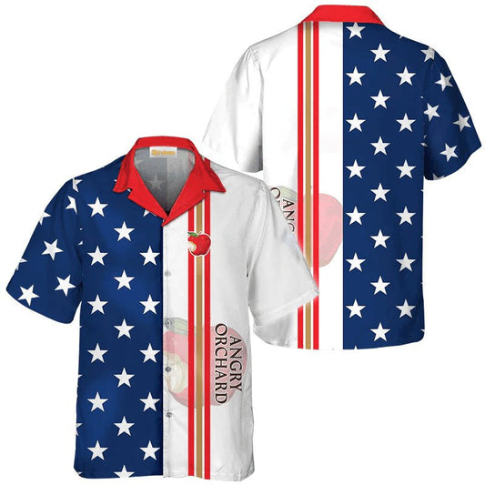 Angry Orchard Fourth Of July Hawaiian Shirt - VinoVogue.com