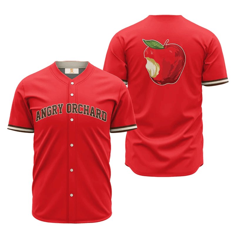 Angry Orchard Red Basic Jersey Shirt - VinoVogue.com