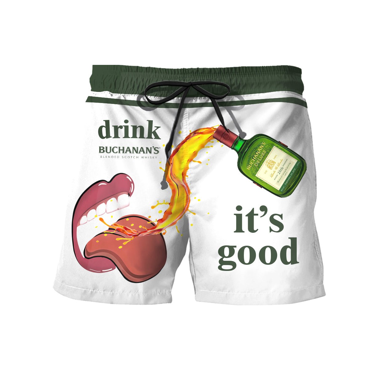 Drink Buchanan's It's Good Swim Trunks - VinoVogue.com