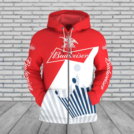 Budweiser Eagle Zip Hoodie