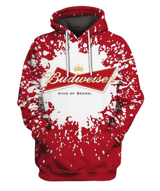 Budweiser King Of Beers Hoodie - VinoVogue.com