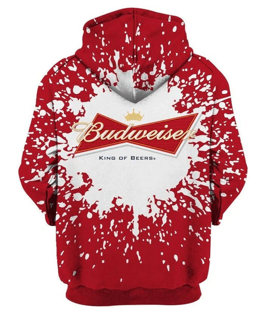 Budweiser King Of Beers Hoodie - VinoVogue.com