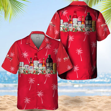 Budweiser Tropical Liquor Paradise Hawaiian Shirt - VinoVogue.com