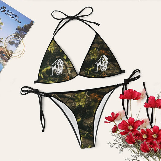 Buffalo Trace Camo Breeze Triangle Beach Bikini - VinoVogue.com