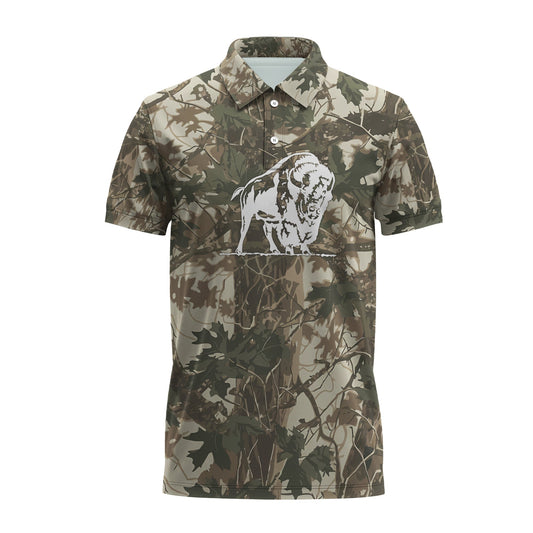 Buffalo Trace Country Camo Polo Shirt