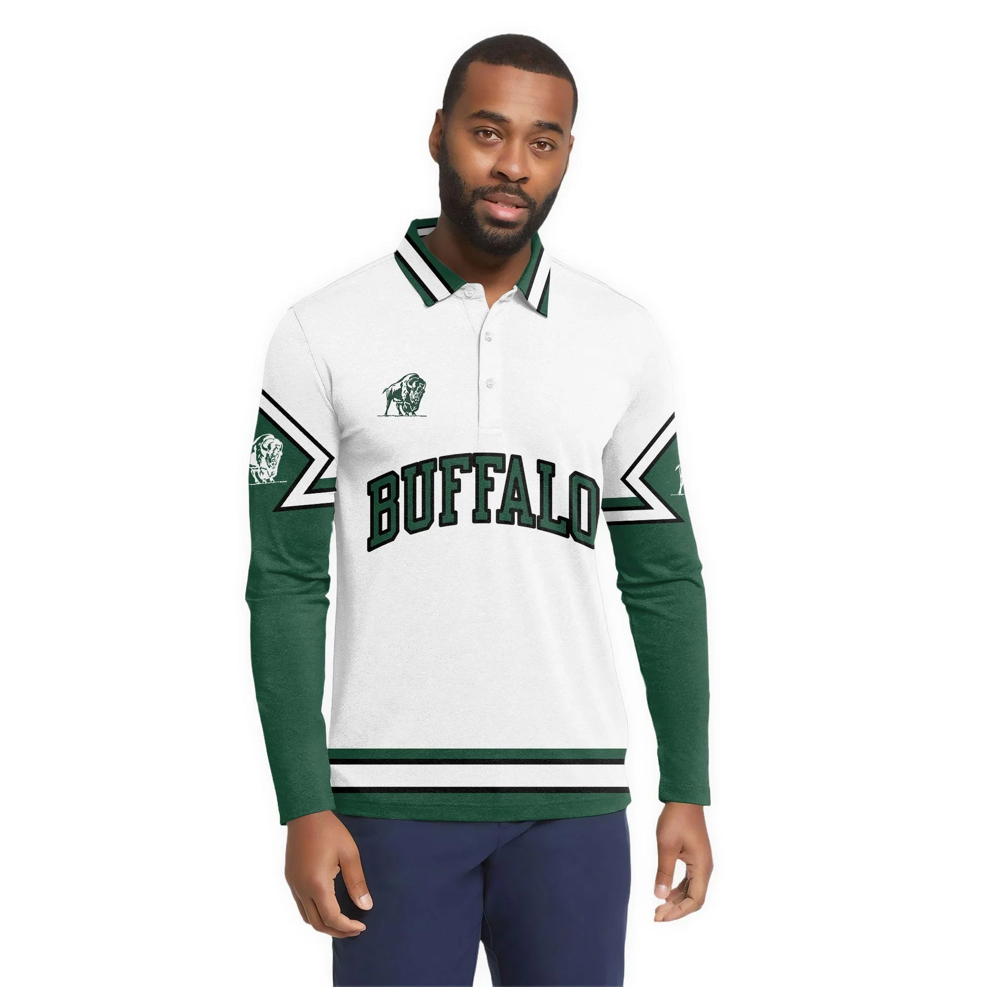 Buffalo Trace Fieldcore Golf Long Sleeve Polo Shirt