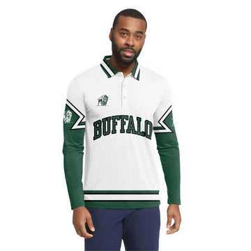  Buffalo Trace Fieldcore Golf Long Sleeve Polo Shirt
