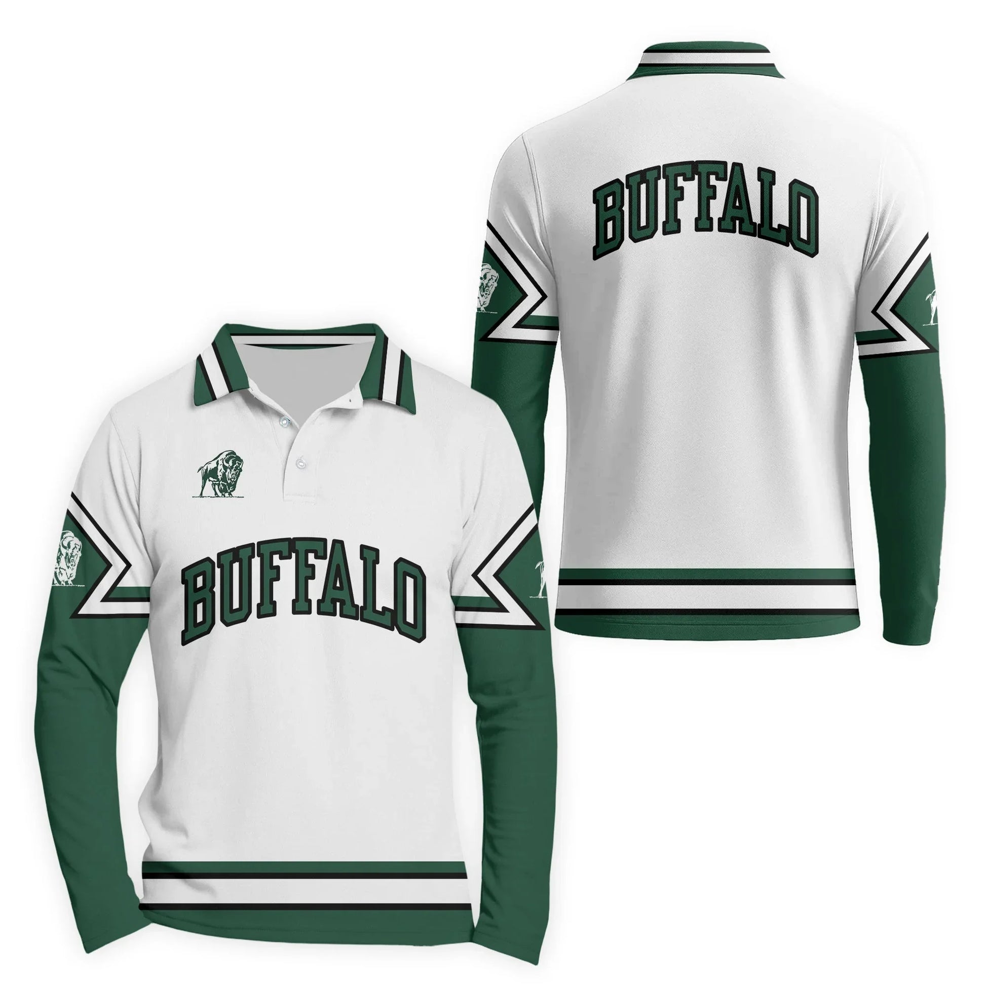  Buffalo Trace Fieldcore Golf Long Sleeve Polo Shirt