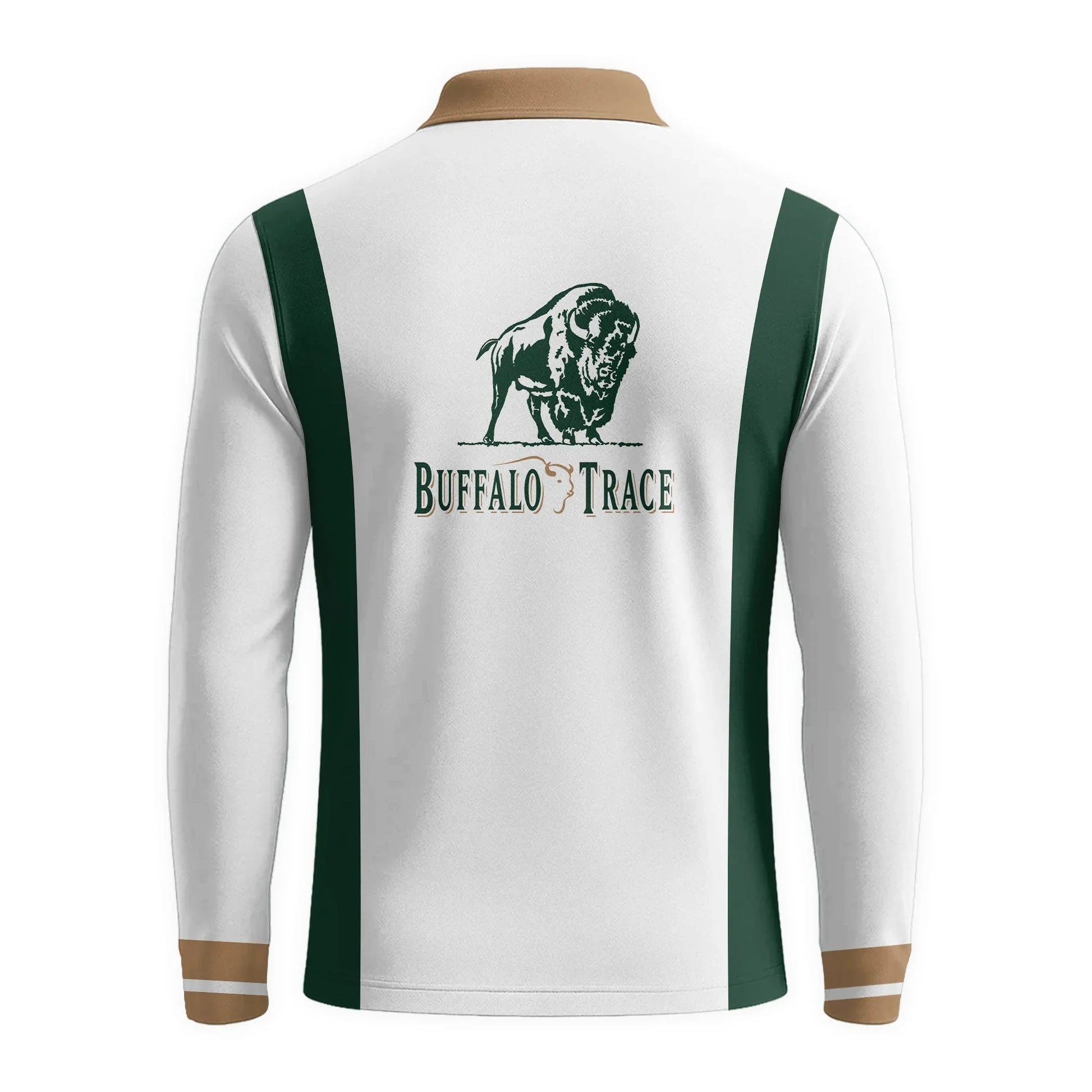 Buffalo Trace Sacred Maria Golf Long Sleeve Polo Shirt