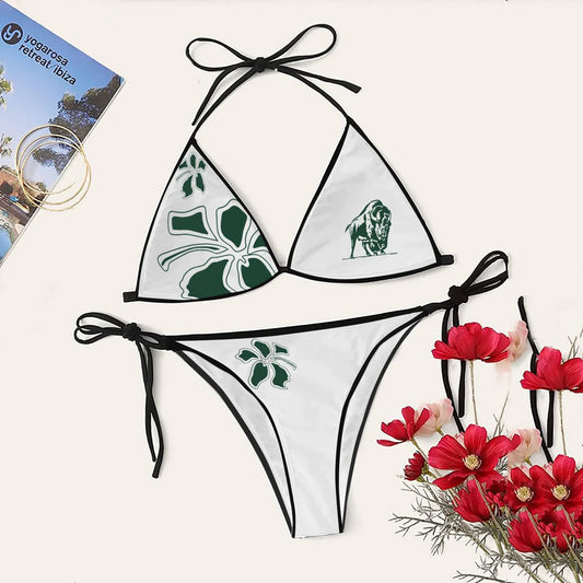 Buffalo Trace Sea Blossom Triangle Beach Bikini - VinoVogue.com