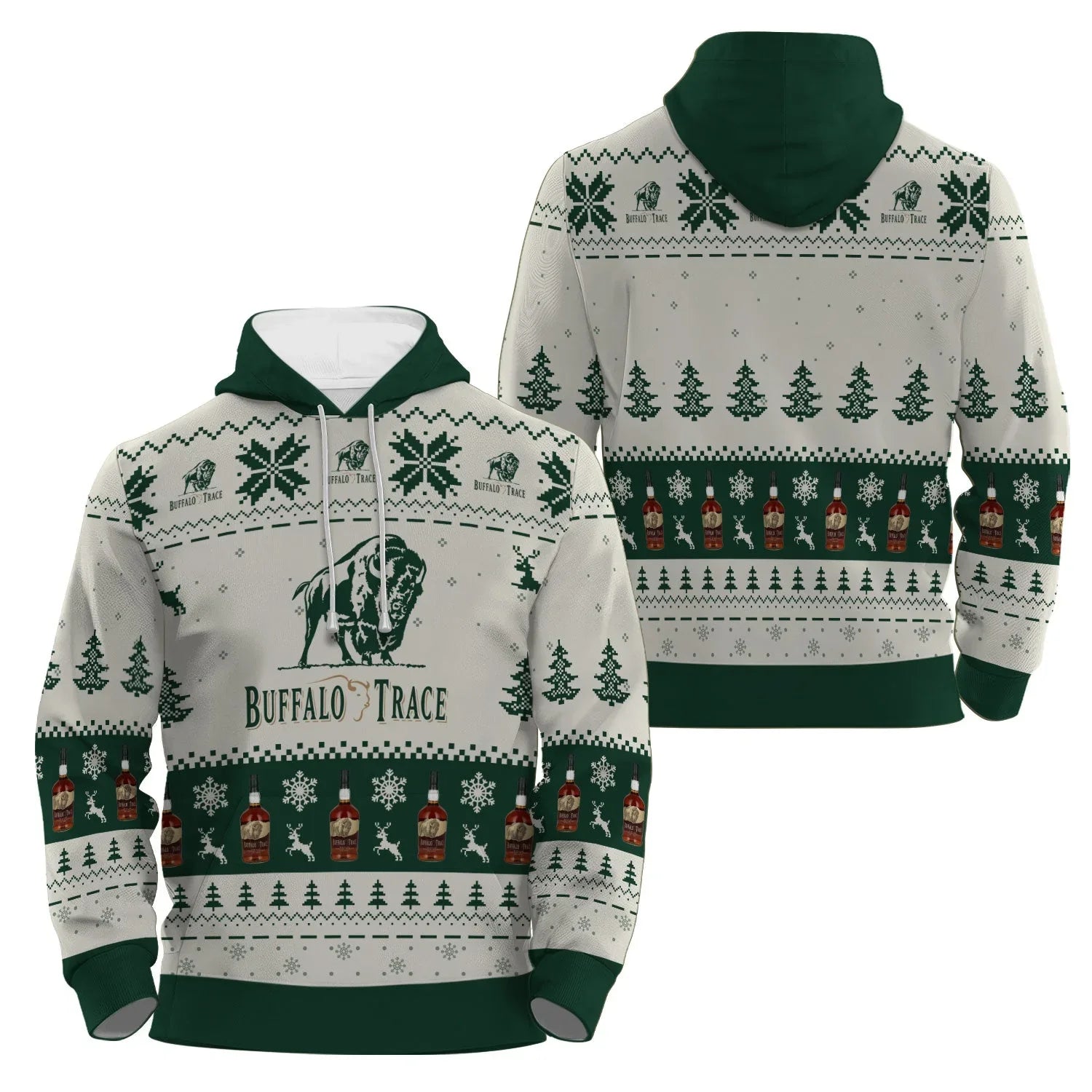 Buffalo Trace Snowy Sips Pullover & Zip Hoodie