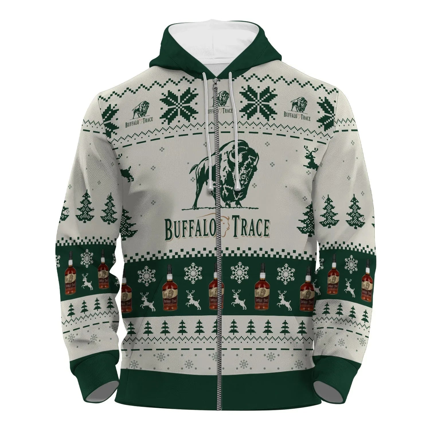 Buffalo Trace Snowy Sips Pullover & Zip Hoodie