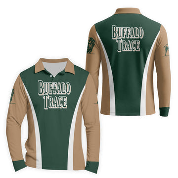  Buffalo Trace Summit Flow Golf Long Sleeve Polo Shirt