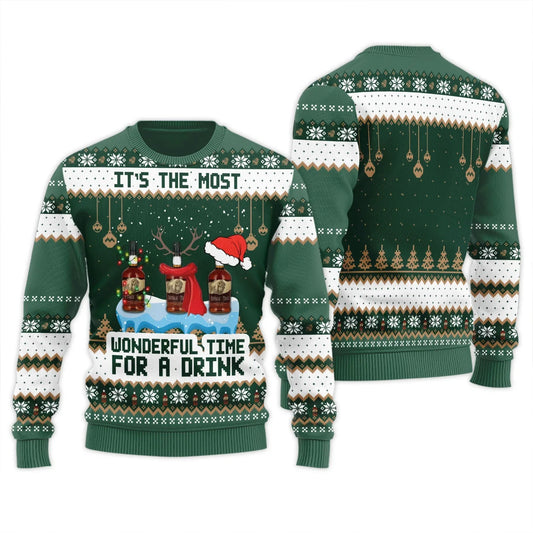Buffalo Trace The Most Wonderful Time Ugly Sweater